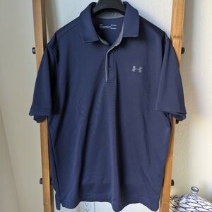Under Armour Men's Navy Polo Shirt - Size L
